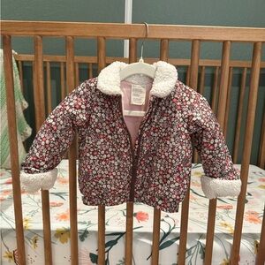 Baby Floral Puffer Jacket